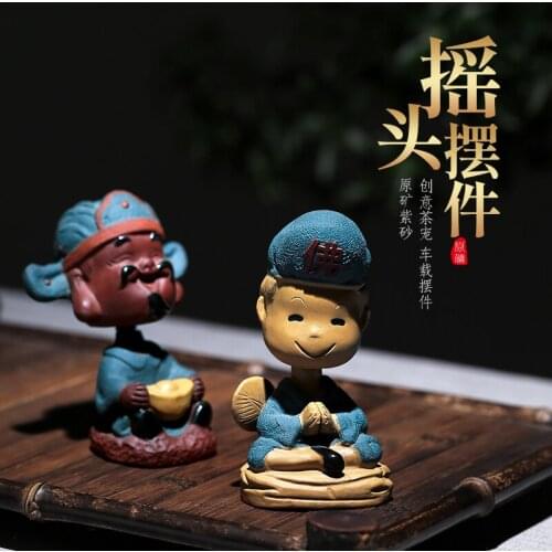 Sand tea pot of tea fragrant pet mammon unfortunately for furnishing articles shook his head accessories play tea tea