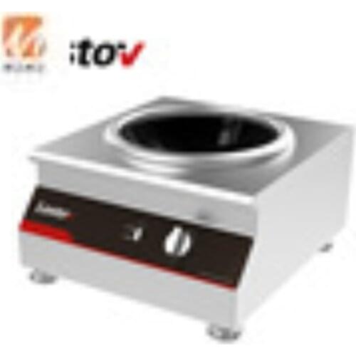 Commercial Customized 3.5KW 5KW Touch Knob Induction wok cooker /stove