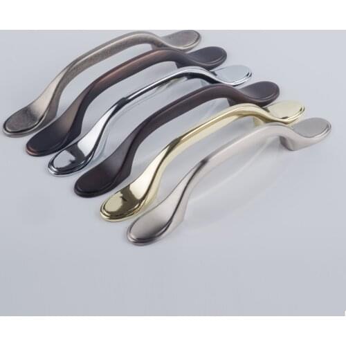 3“ American retro antique silver ORB kitchen cabinet cupboard bathroom cabinet handle chrome black gold drawer dresser pull 76mm