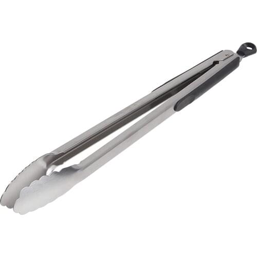Stainless Steel Lock Clip Bbq Tongs Grill Spatula