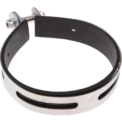Universal Motorcycle Exhaust Silencer Muffler Hanging Hanger Clamp Strap 110mm Dropshipping