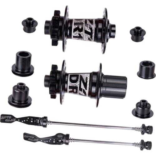 32H Bike Disc Brake Hubs Front Rear Skewers Hub Lever Adapter