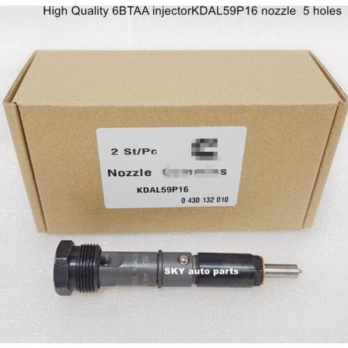High Quality 6BTAA injectorKDAL59P16 nozzle 5 holes (6pcs)