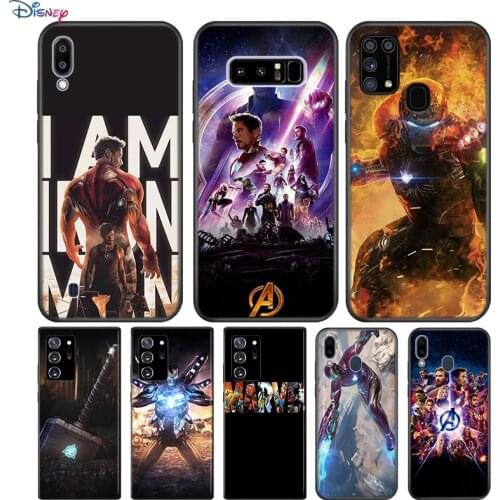 Iron Man Marvel Avengers For Samsung Galaxy Note 20 10 9 8 Plus Ultra Lite M31 M31S M10 M20 M02 M30 M40 Soft Phone Case