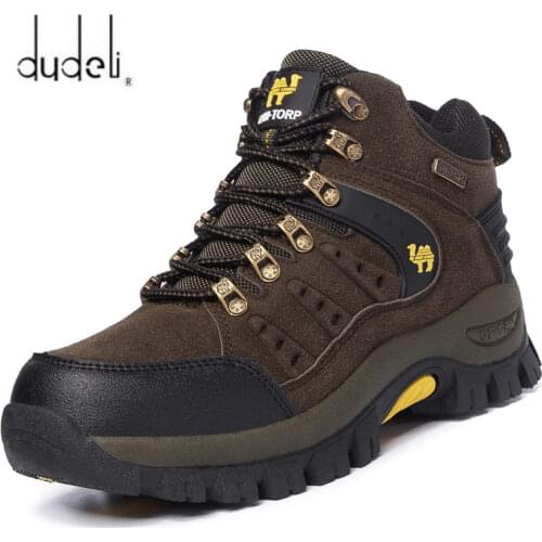 2019 Couples Outdoor Mountain Desert Climbing shoes. Men Women Ankle Hiking Boots, Plus Size Fashion Classic Trekking Footwear