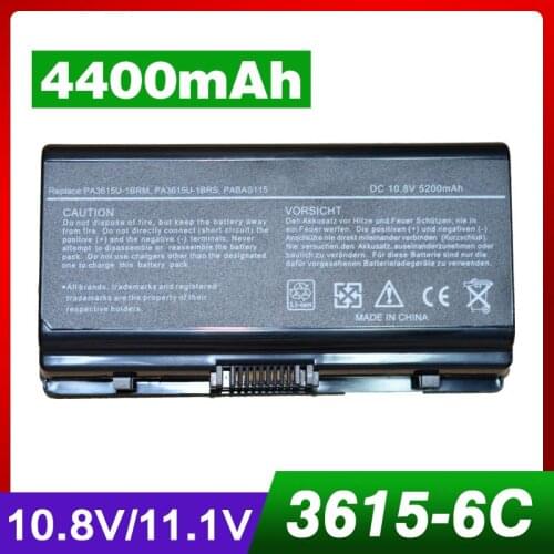 4400mAh laptop battery for Toshiba PA3615U-1BRM PA3615U-1BRS for Toshiba Satellite L40 L45 L40-13S L45-S7xxx L40-18Z L40-194