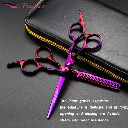 6 inch Professional Hair Scissors Thinning Barber Cutting Hair Shears Scissor Hairdressing Scissors Salon Haircut Tool