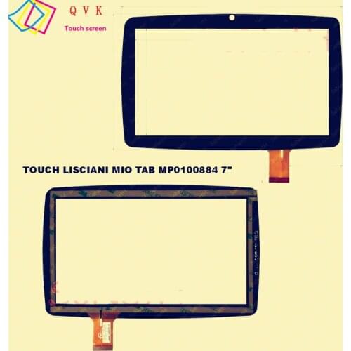Black 7 Inch for Lisciani Mio Tab Smart Kid HD MP0100884 tablet pc capacitive touch screen glass digitizer panel Free shipping