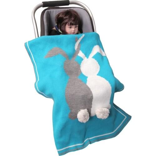 Four Seasons For Boys 70*90 Size Knitted Baby Blanket Newborn Swaddle Super Soft Toddler Quilt Mattress Stroller