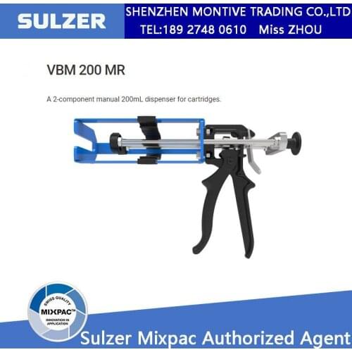 SULZER COX VBM 200 MR A 2-Component Manual 200mL Dispenser For Cartridges Save Pressure Industrial Gun Cartridge Sealant Durabl