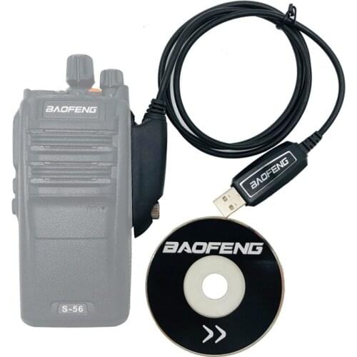 Two Way Radio USB Programming Cable with CD Driver for Baofeng Walkie Talkie UV-82 UV5R UV9R Plus BFT1 BF888S Program Cable