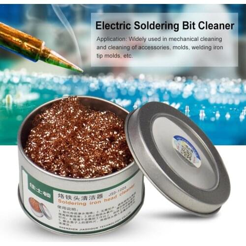 Electric Soldering Bit Cleaner Desoldering Tin Wire Mesh Filter For Machine Parts Molds Welding Iron Tips #30