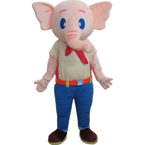 Mr. Elephant Mascot Costume Cosplay Outfits Adult Size Cartoon Mascot costume For Carnival Festival Commercial Dress