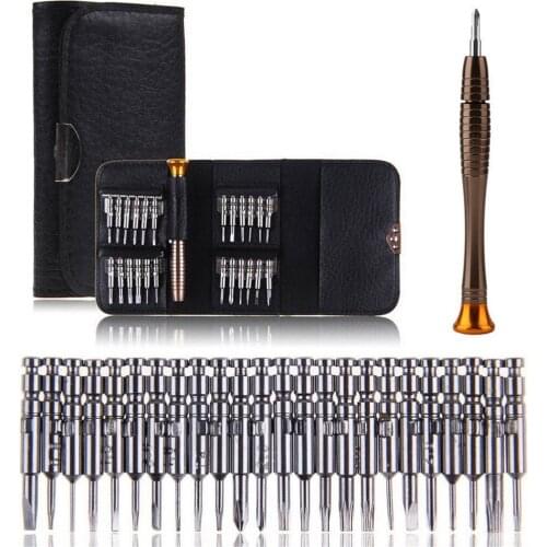 25 in 1 Screwdriver Set Precision Screwdriver Repair Tool Set For Cellphone Tablet PC Repair Opening Tool Kit Portable Compact