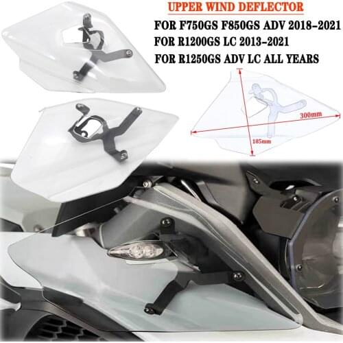 NEW Motorcycle Upper Turn Signal Wind Deflector Side Fairing Windshield Handguard FOR BMW R1200GS R1250GS LC F750GS F850GS ADV