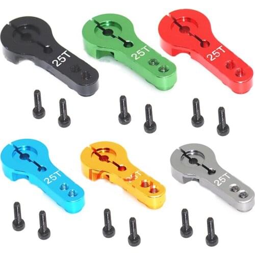 Wholesale 1pcs 25T M3 Metal RC Servo Arm Horn for Futaba Savox Xcore HL HSP HD Power Dropship MG995 MG946R MG996R MG945 Servo