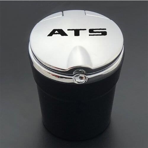 For Cadillac Ats XTS Car Ashtray Creative Personality Multi-function Car With LED Light Ashtray With Lid Car Ashtray Accessories