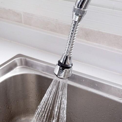 Extended Faucet Splash Head Water Saver Kitchen Household Shower Spray Extender Filter Adapter