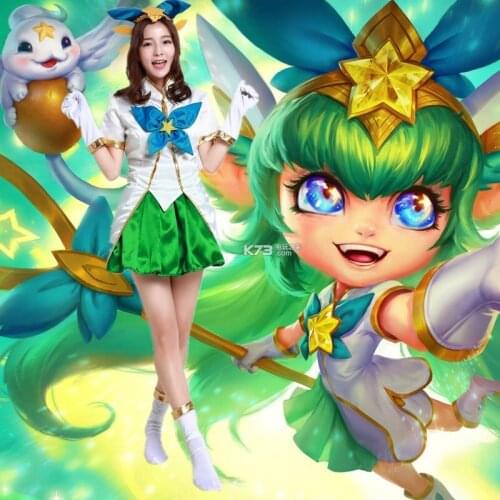 LOL game cosplay costumes sexy Lulu Fae Sorceress Cosplay