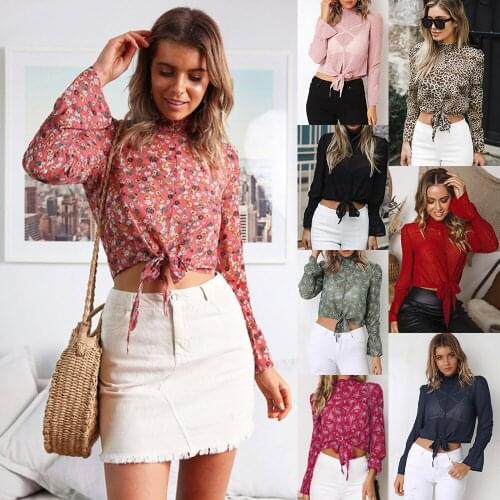 S-XL chiffon tops t shirt long sleeve o neck tops t-shirt autumn winter flare sleeve tops