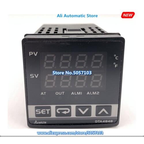 DTK4848C12 Highlight LCD Display 48*48 Pt Resistance Thermocouple Input 4~20ma Output Two-way Alarm RS485 Communication New