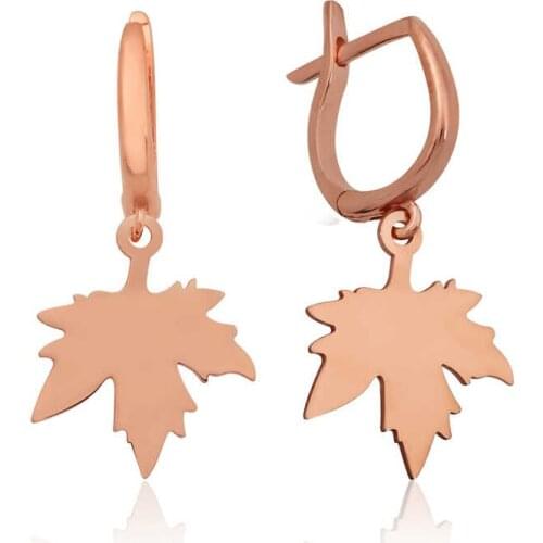 Tevuli 925 Sterling Silver Leaf Earrings
