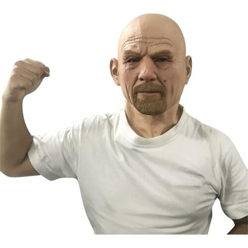 Fun Toys Another Me-The Elder Halloween Holiday Funny Masks Supersoft Old Man Adult Mask Shocker Toys For Costume Party Antistre