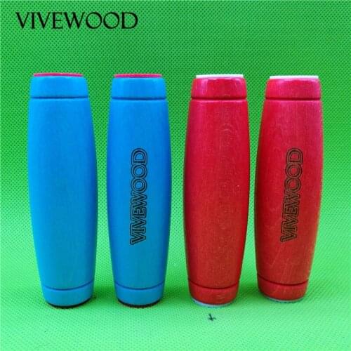 VIVEWOOD Kururin,Beech Kururin Toy,with non-toxic silicone Pad,MOKURU toy,Green&non-toxic Water Based Paint,2 colors optional