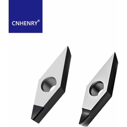 2 PCS PCD VCGT110302 VCGT160404 VCGT160412 Lathe Turning Inserts PCD Diamond Inserts Carbide Lathe Cutter CNC Tools