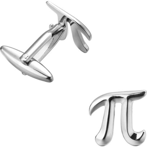 High-end mens shirt brand jewelry Cufflinks symbol design style French shirt Cufflinks mathematical symbols accessories