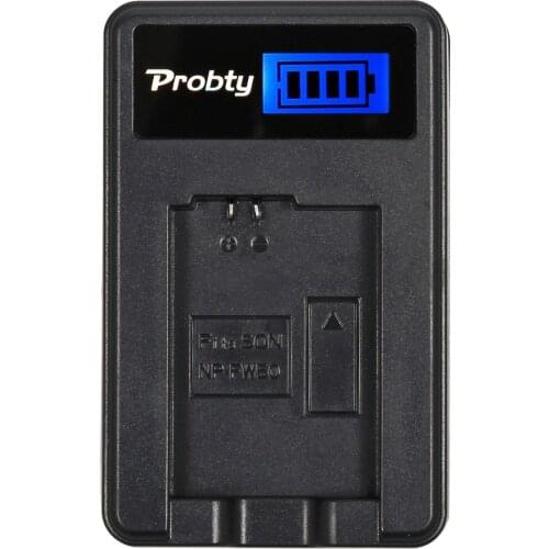 PROBTY NP-FW50 NP FW50 NPFW50 LCD USB Camera Charger For Sony Alpha 7 a7 7R a7R 7S a7S a3000 a5000 a6000 battery