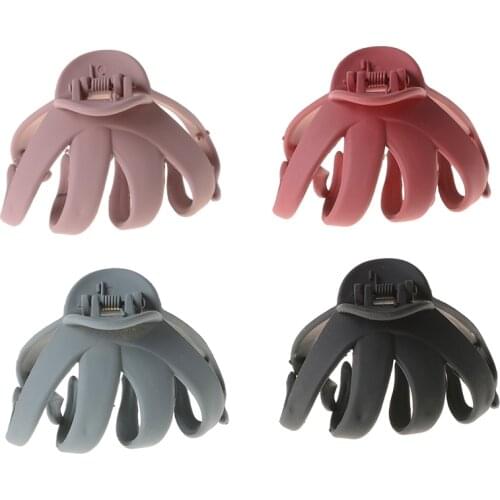New Arrival Matte Hair Clip Large Size Hair Clips Daily Women Hair Claw Protable Hair Clamp Simple Bath Hair Styling Accessories