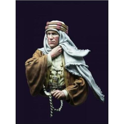 1/10 Ancient Arab man bust (WITH BASE ) Resin figure Model kits Miniature gk Unassembly Unpainted
