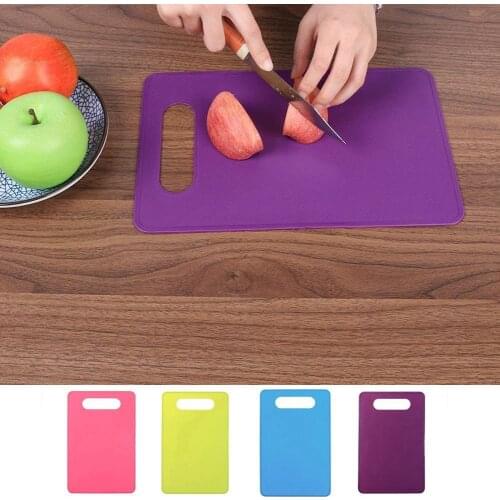 1 Pc Chopping Block Plastic Fashion Cutting Board Mat Set Chopping Blocks Non-slip Cutting Board Safe Kitchen Tool Accessories