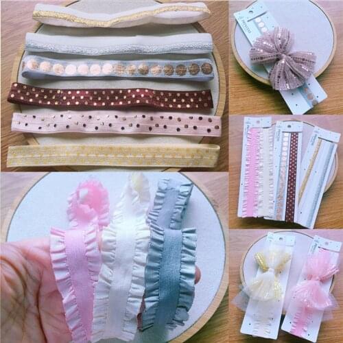 10pcs Newborn Cute Headband for Girl Newborn DIY Hair Band Turban Elastic Hairbands for Kids Baby Hair Accessories