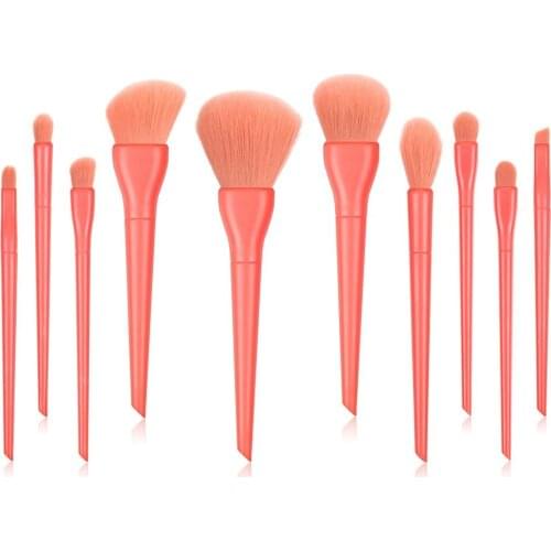 10pcs Luxury Makeup Brushes Sets For Foundation Powder Blush Eyeshadow Concealer Lip Eye Makeup Brush Cosmetics Beauty Tool