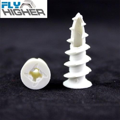 14x38 Nylon speed plug Plasterboard Anchor / Self-Drilling Drywall Anchor 100pcs/box
