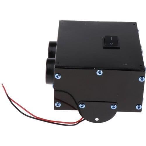 500W Car Heater Fan Window Winter Windscreen Demister Defroster Portable Warm Air Blower Black