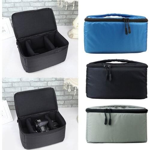 Besegad 26x15x14cm Fashion Waterproof Wear Resistant Carry Storage Tote Bag Case for DSLR Camera Outdoor Travel Studio