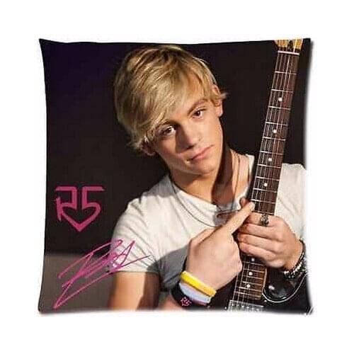 Free Shipping Personalized New Arrival Custom Handsome Ross Lynch Luxury Zippered Square Throw Pillow Cover Nice Pillowcase