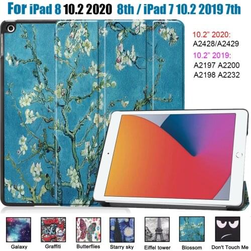 For iPad 8 2020 10.2 8th Generation for Model A2428 A2429 For iPad 7 10.2 2019 7th A2197 A2200 A2198 A2232 Case
