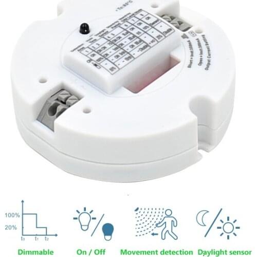 Daylight Sensor Dimming Driver Movement Detection Transformer for Wall Light Ceiling Lamp 300mA 350mA Option
