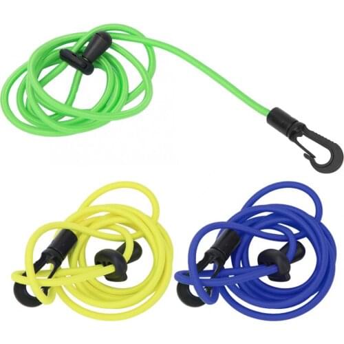 1pc Elastic Kayak Paddle Leash DIY Bungee Rope Buckle Combination Lanyard Canoe Kayak Rowing Boats Accessories