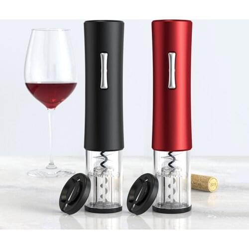 Battery-Operated Electric Wine Bottle Opener Wine Corkscrew With Foil Cutter Use 4 AA Battery Can Open 100 Bottles For Home Use