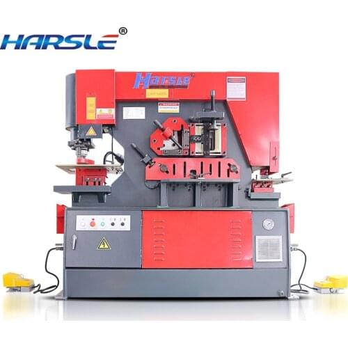 HARSLE Q35Y Hydraulic Metal Ironworker Machine for Punching and Shearing