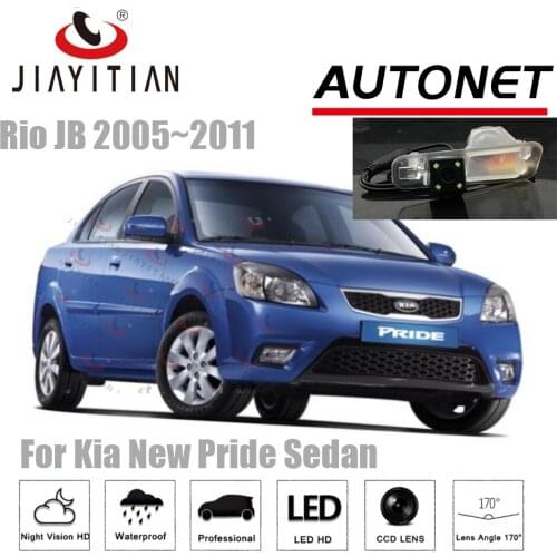 JiaYiTian car camera For Kia New Pride Sedan Hatchback 2005~2011 CCD Night Vision Backup Camera Reverse Camera license plate cam