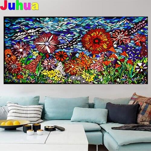 5D DIY diamond mosaic flowers Handmade square Diamond painting Cross Stitch Diamond Embroidery Pattern Rhinestone Of Picture