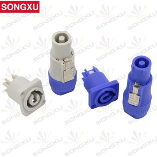 SONGXU PowerCon DMX Cable Power Connector in and out for Power Input. Male Female Moving Head PAR Light Wash Light Used/SX-AC015