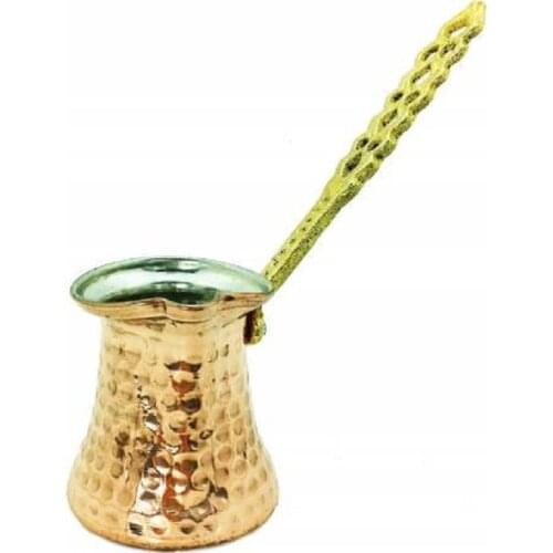 130 ML Shark Anadolu Machine Forged Copper Coffee Pot for 1 Person
