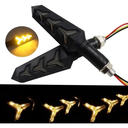 Motorcycle Modification Parts 12V Turn Signal Scooter Universal Turning Signal Light Triangle Yellow Turning Light 12V Universal